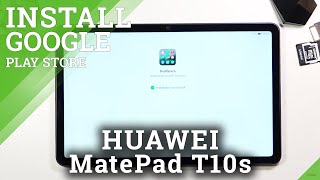 How to Install Google Play Store on HUAWEI MatePad  Install Google Services May 2021 [upl. by Natsirt]