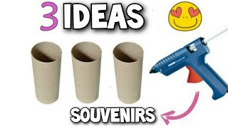 3 Easy to Make Toilet PaperDIY Roll Souvenir Ideas [upl. by Igal]