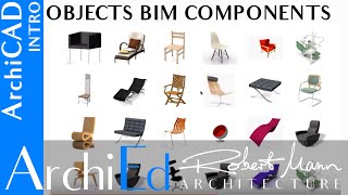 ArchiCAD objects BIM components [upl. by Kreegar]