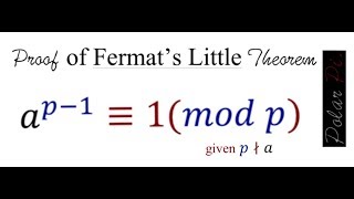 Proof of Fermats Little Theorem [upl. by Iot]