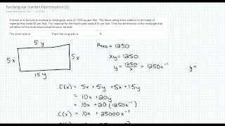 Rectangular Garden Optimization 2 [upl. by Anoed]