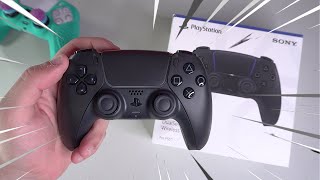 Unboxing NEW MIDNIGHT BLACK PS5 Dualsense Controller [upl. by Tram]