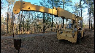 Working with a Pettibone crane [upl. by Steffi]