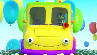 Las Ruedas del Autobus  Canciones Infantiles  El Reino Infantil [upl. by Byrn]