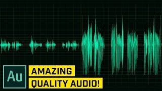 Make Your Audio and Voice Sound Better – Audition CC Tutorial [upl. by Annawik]