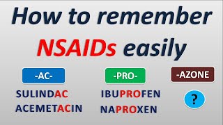 How to remember NSAIDs in easy way [upl. by Agustin]