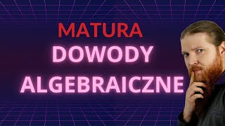 MATURA MATEMATYKA Dowody algebraiczne Zadania PEWNIAK [upl. by Burdett969]