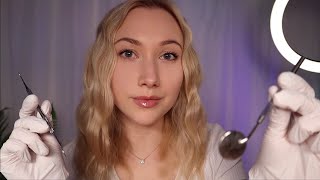 ASMR Relaxing Dentist Exam amp Teeth Cleaning Soft Spoken [upl. by Modesty]