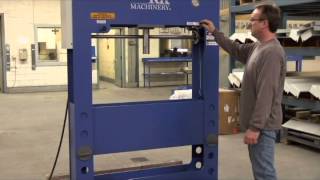 H frame Hydraulic press 30 ton  RK Machinery [upl. by Saundra]