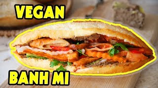 VEGAN BANH MI  Bánh mì chay  Helens Recipes [upl. by Ynna]