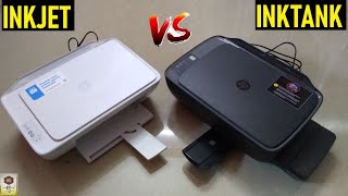 Inkjet Vs Inktank Printer  HP  Complete Comparison  HP Deskjet 2131 vs HP inktank 310 [upl. by Atihcnoc135]