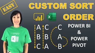 Custom Sort Order Trick in Power BI amp Power Pivot [upl. by Serene]