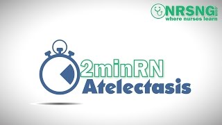 Atelectasis  2minRN  Nursing Care for NCLEX [upl. by Olumor401]