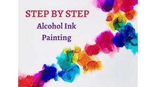 How to Use Alcohol Inks STEP by STEP Tutorial CBF Presents [upl. by Politi528]