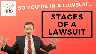 The Stages of a Lawsuit Explained [upl. by Matejka783]