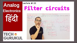 23 Filter Circuits in Hindi  Rectifier Circuits  Tech Gurukul by Dinesh Arya [upl. by Siroval]