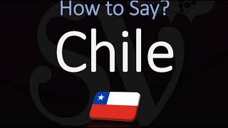 How to Pronounce Chile CORRECTLY [upl. by Nnoj59]