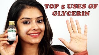 Top Five Uses Of Glycerin  Glycerin Benefits  Home Remedies  DIY Hacks  Foxy Makeup Tutorial [upl. by Agathe]