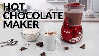 HCM700RETRORED  Retro 32Ounce Hot Chocolate Maker amp Dispenser [upl. by Assirt]