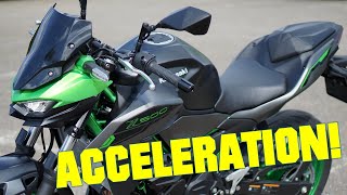 2024 KAWASAKI Z500 SE  ACCELERATION ENTERING HIGHWAY [upl. by Eintirb]