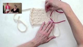 Knitting Help  Weaving in Ends [upl. by Euqinahc406]