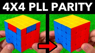 4x4 Rubik’s Cube PLL Parity NO ALGORITHMS [upl. by Stalk]