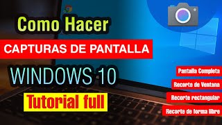 Cómo hacer una Captura de Pantalla en pc Windows 10 [upl. by Erej]