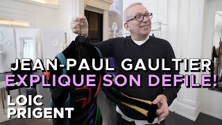 JEANPAUL GAULTIER EXPLAINS HIS FALL 2019 COUTURE  by LOIC PRIGENT [upl. by Fiore]