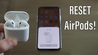 How To Reset AirPods  Fix ANY and ALL Problems [upl. by Purvis]