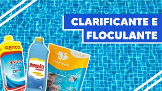 Descomplicando sua piscina  Clarificante e Floculante [upl. by Thecla807]