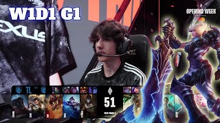 TL vs 100  Week 1 Day 1 S14 LCS Spring 2024  Team Liquid vs 100 Thieves W1D1 Full Game [upl. by Rentschler]