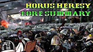 30K Lore The Horus Heresy Lore Breakdown Horus Rising 1 [upl. by Irama133]