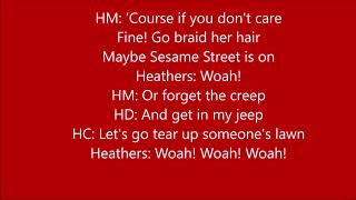 Candy store Heathers West End Cast Lyrics [upl. by Htes]