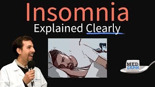 Insomnia Explained Clearly  Causes Pathophysiology amp Treatment [upl. by Ryon]