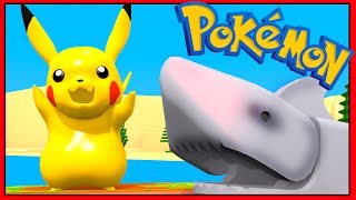 LEGO POKEMON  SHARK ATTACK [upl. by Cantlon]