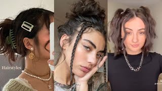 TOP AESTHETIC SHORT HAIRSTYLES FOR BACK TO SCHOOL  ✨  Tiktok Compilation [upl. by Dowdell883]