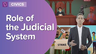 Role Of The Judicial System  Class 8  Civics  Learn With BYJUS [upl. by Aineg]