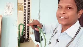 How To Measure BP using Sphygmomanometer Hindi [upl. by Rehptsirhc152]