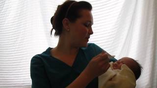 Alternate feeding methods for a newborn baby  How To [upl. by Swithin]