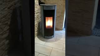 Poêle à Pellet jolly mec globo 12 kw [upl. by Pernas]