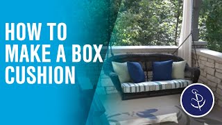 How to make a Box Cushion [upl. by Selda10]