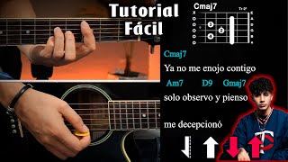 PARTE 1 Jugaste Y Sufrí GUITARRA TUTORIAL  Eslabón Armado ft Dannylux [upl. by Naehgem]