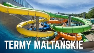 All Water Slides  Zjeżdżalnie Termy Maltańskie Poznań Poland POV [upl. by Eidua]