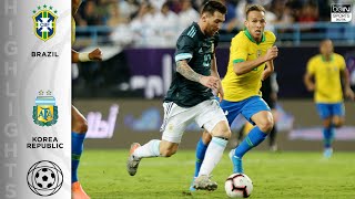 Brazil 01 Argentina  HIGHLIGHTS amp GOALS  111519 [upl. by Scarrow495]