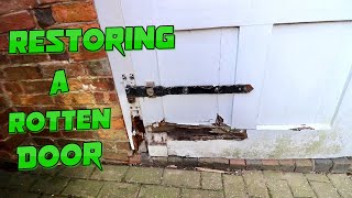 Rotten Door Full Repair Heres How I Did It [upl. by Mitzi362]