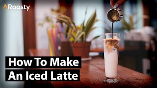 How To Make An Iced Latte Easy Iced Latte Recipe With A Simple Twist [upl. by Henarat997]