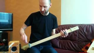 Electric Diddley Bow Canjo One String Guitar [upl. by Kramal96]