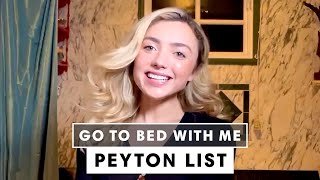 Peyton List’s CBDInfused Nighttime Skincare Routine  Go To Bed With Me  Harper’s BAZAAR [upl. by Eta]