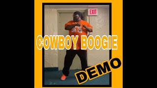 COWBOI BOOGIE LINE DANCE DEMO by BIG MUCCI [upl. by Akcirederf641]