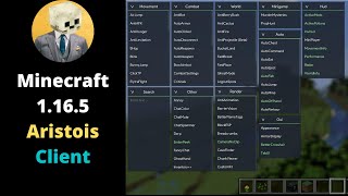 MINECRAFT 1165 Aristois Client İnceliyoruz II The işadamı [upl. by Aniv]